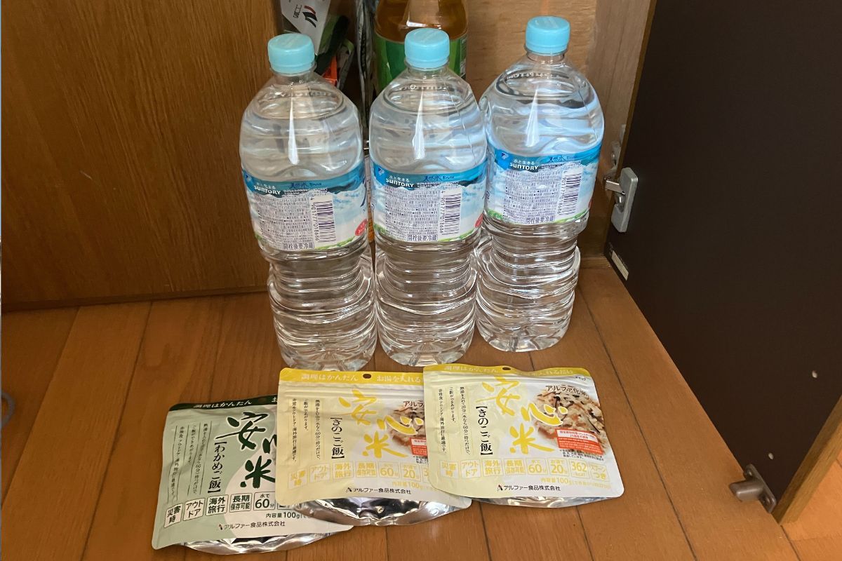 防災備蓄 水
